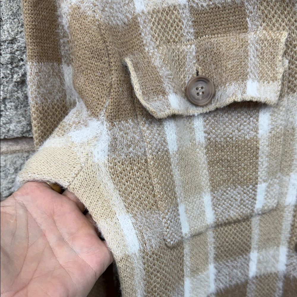 William Rast Tan Plaid Jacket - Picture 2 of 5